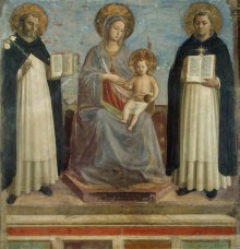 Vergine Col Bambino Tra I Santi Domenico E Tommaso D'Aquino