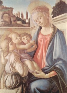 Madonna Col Bambino E Due Angeli