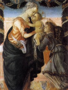 Madonna Col Bambino E Un Angelo