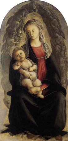 Madonna In Gloria Di Serafini