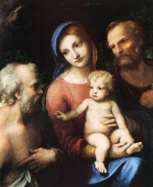 Sacra Famiglia Con San Girolamo