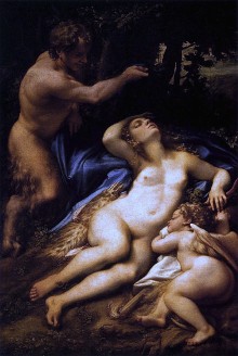 Venere E Amore Spiati Da Un Satiro