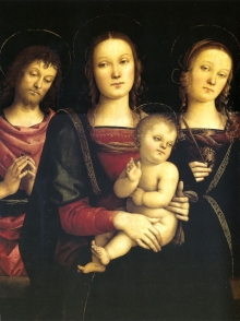 Madonna Col Bambino Tra I Santi Giovanni Battista E Caterina D'Alessandria