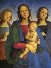 Madonna Col Bambino Tra Santa Caterina D'Alessandria E Una Santa