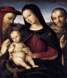 Madonna Col Bambino Tra I Santi Girolamo E Francesco